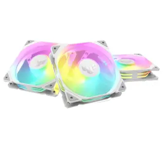 Zestaw wentylatorów ASUS TUF Gaming TR120 ARGB Fan Triple Pack 3szt. Biały