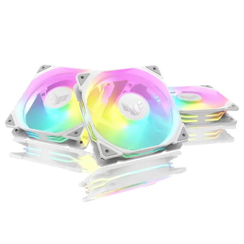 Zestaw wentylatorów ASUS TUF Gaming TR120 ARGB Fan Triple Pack 3szt. Biały