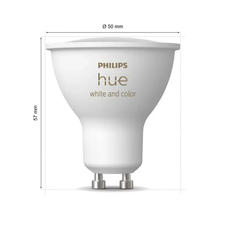 Żarówka LED Philips Hue White and Colour Ambiance GU10 2szt.