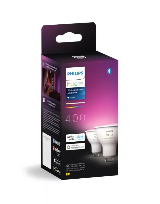 Żarówka LED Philips Hue White and Colour Ambiance GU10 2szt.
