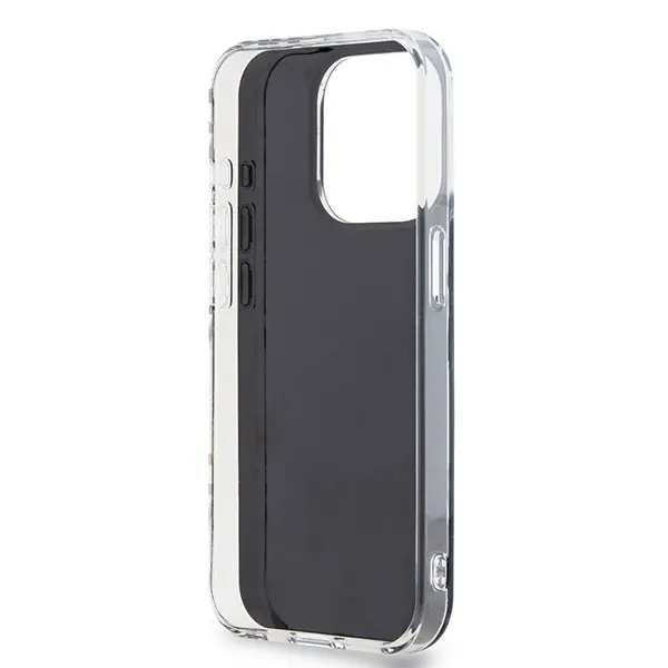 Etui DKNY IML Checkered Mono Pattern do iPhone 15 Pro Max Czarny