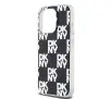Etui DKNY IML Checkered Mono Pattern do iPhone 15 Pro Max Czarny