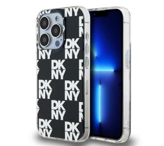 Etui DKNY IML Checkered Mono Pattern do iPhone 15 Pro Max Czarny