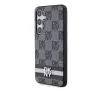 Etui DKNY Checkered Mono Pattern & Printed Stripes do Samsung Galaxy S24+ Czarny