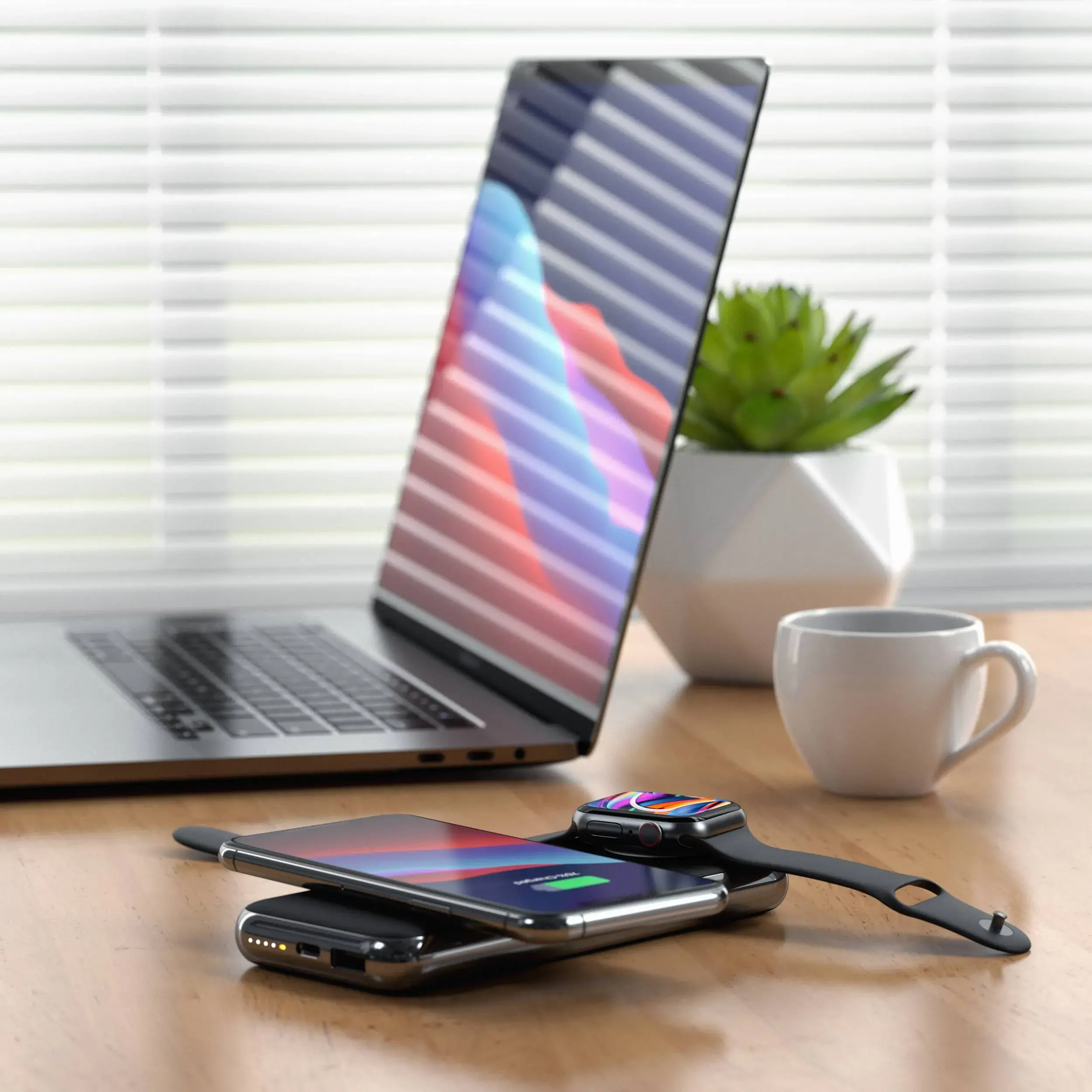 Powerbank Satechi ST-UC10WPBM Quatro Wireless 10000mAh 18W Czarny
