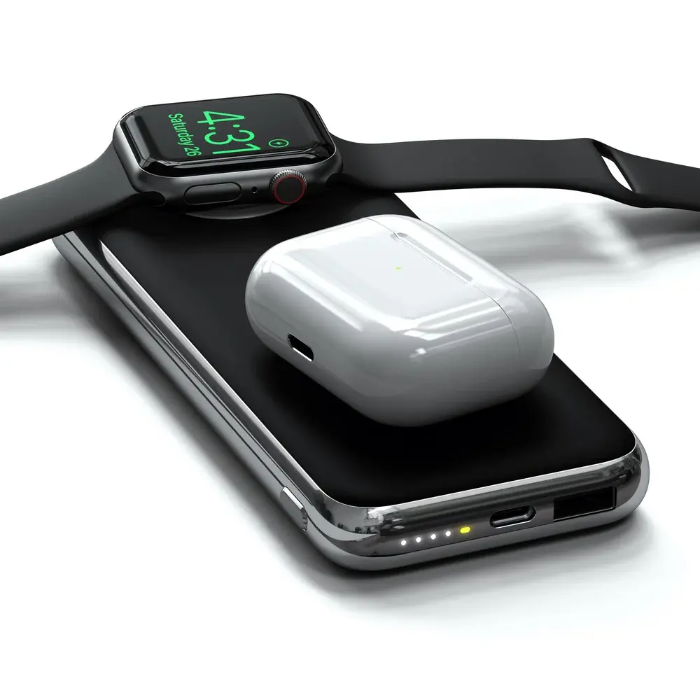 Powerbank Satechi ST-UC10WPBM Quatro Wireless 10000mAh 18W Czarny