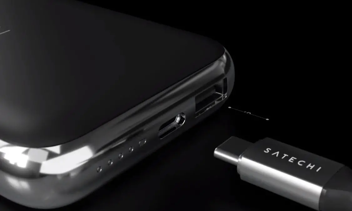 Powerbank Satechi ST-UC10WPBM Quatro Wireless 10000mAh 18W Czarny