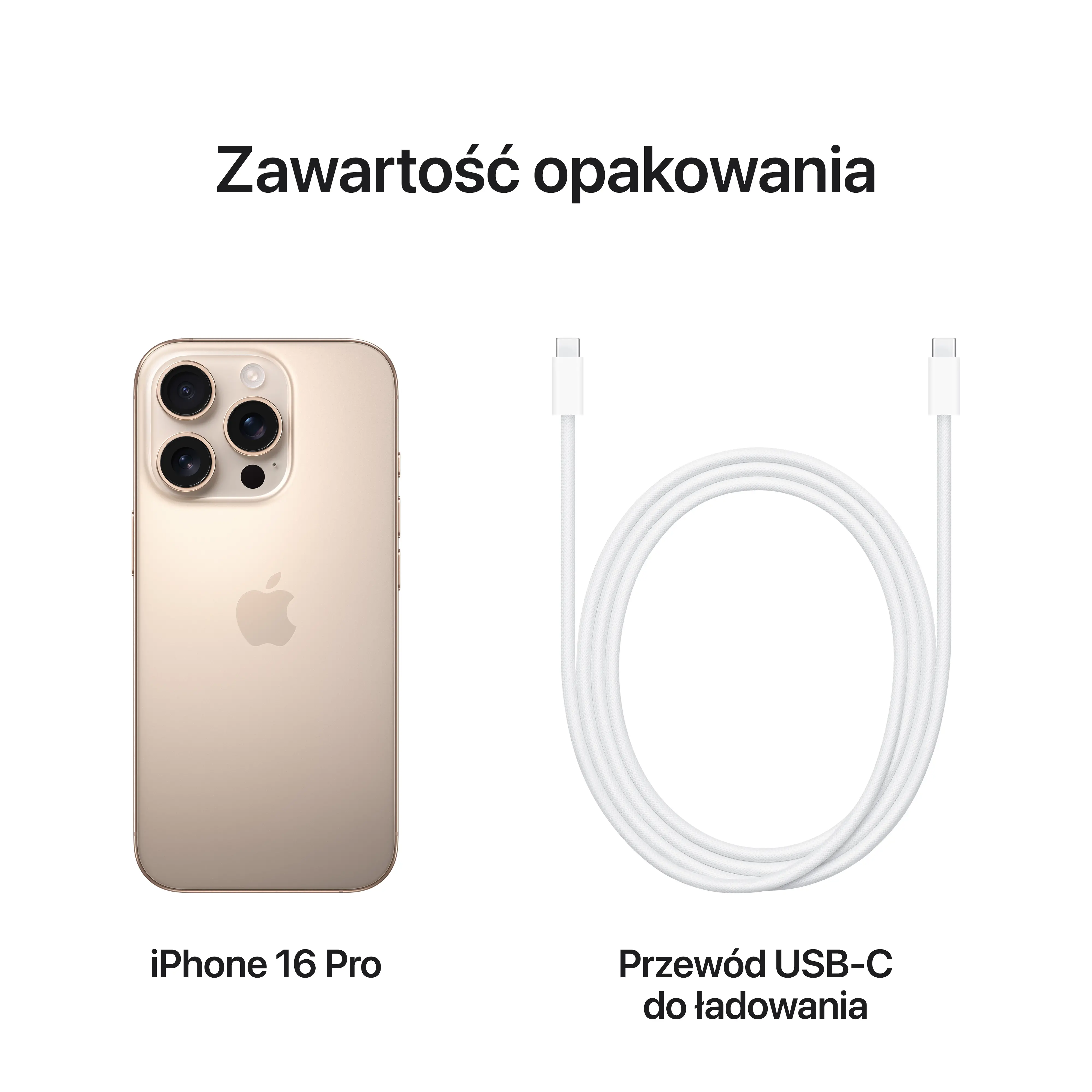 Apple iPhone 16 Pro 1TB 6,3" 48Mpix Tytan pustynny