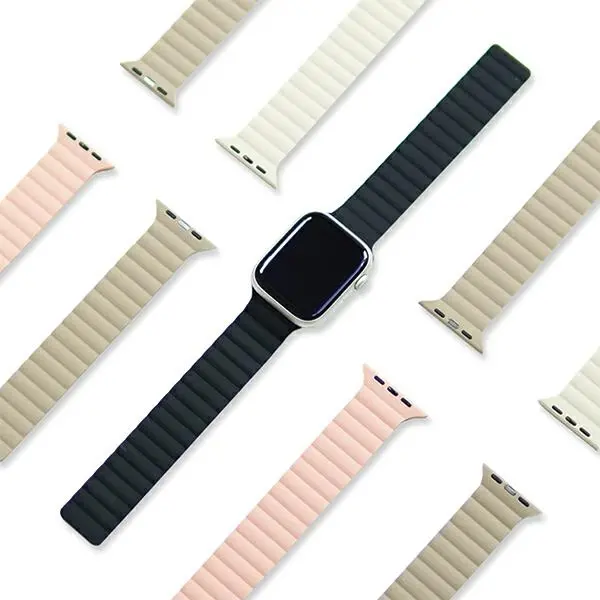 Pasek Araree Silicone Link do Apple Watch 38/40/41mm Czarno-szary