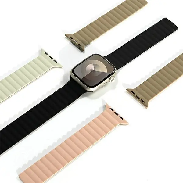 Pasek Araree Silicone Link do Apple Watch 38/40/41mm Czarno-szary