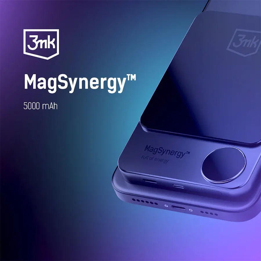 Powerbank 3mk MagSynergy 5000mAh 18W Grafitowy