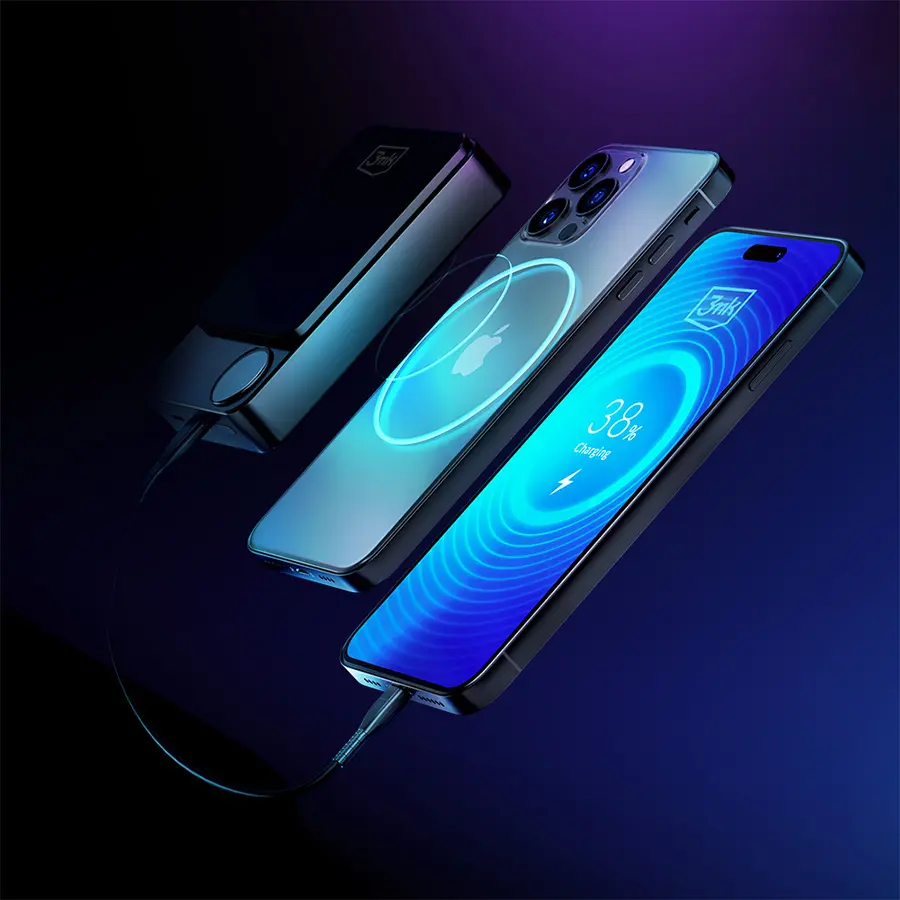 Powerbank 3mk MagSynergy 5000mAh 18W Grafitowy