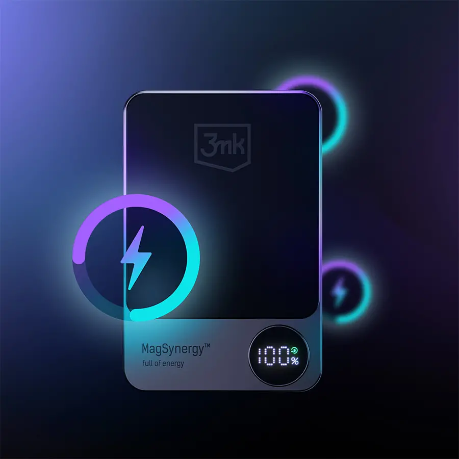 Powerbank 3mk MagSynergy 5000mAh 18W Grafitowy