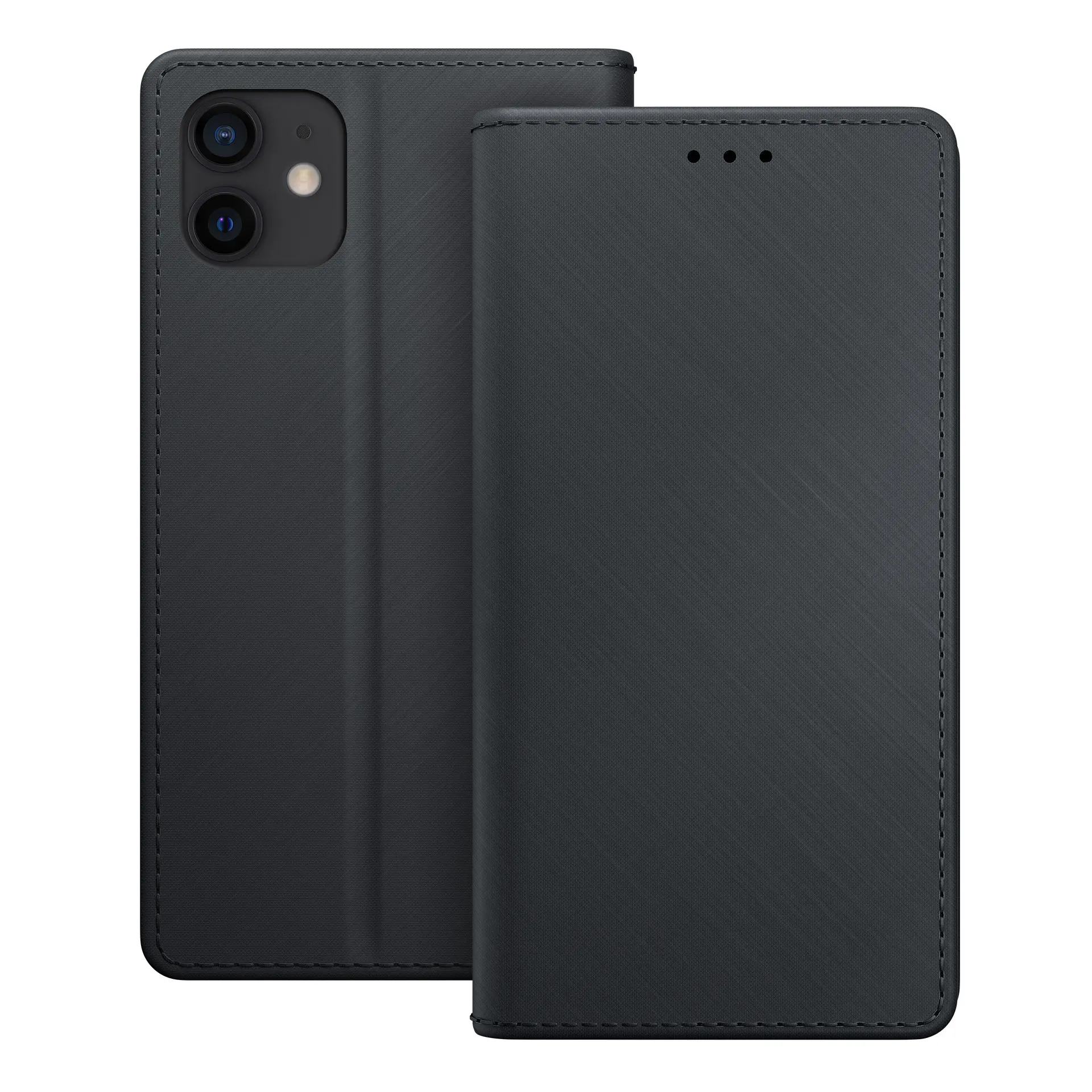 Etui 3mk Wallet Case do iPhone 12/12 Pro Czarny