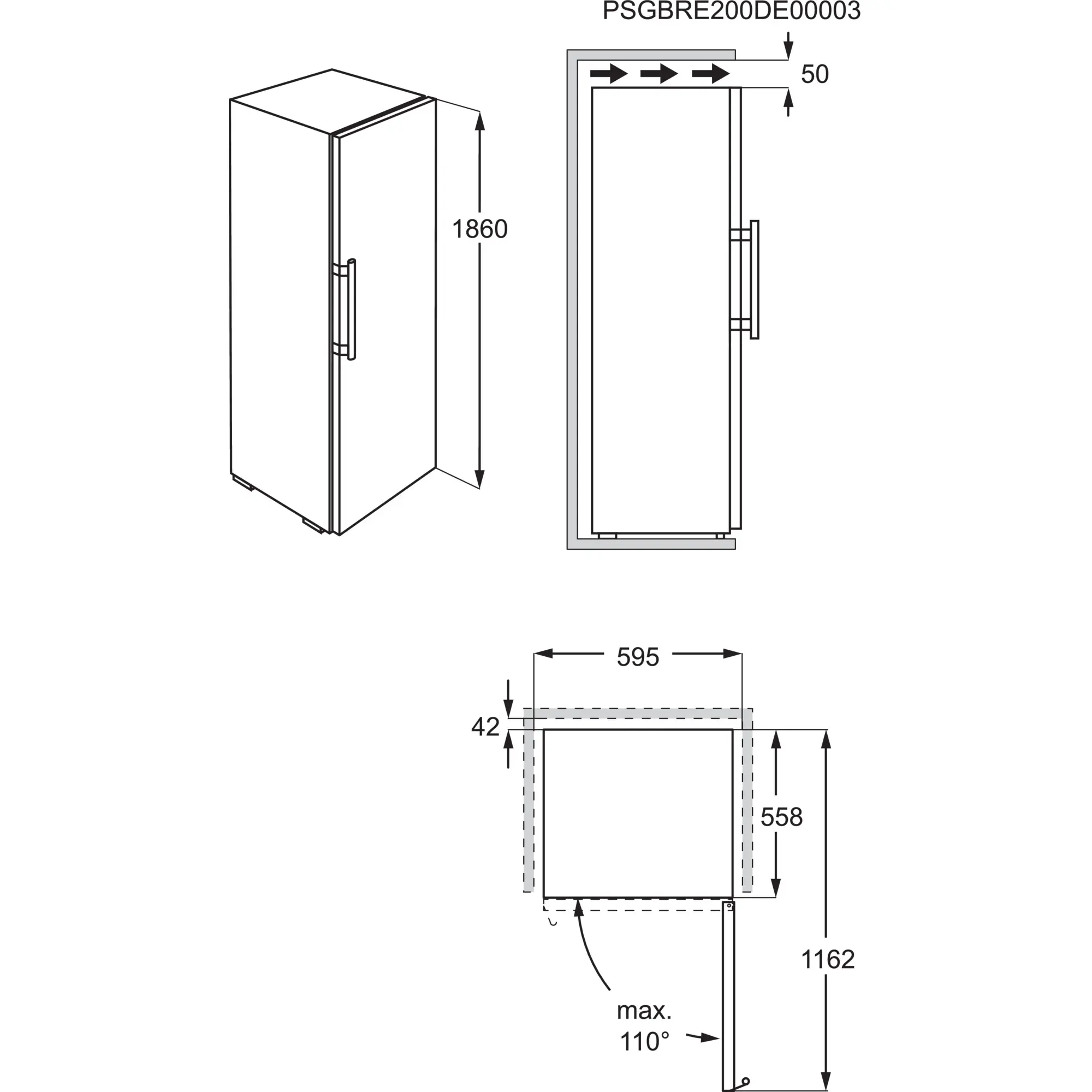 Zamrażarka Electrolux LUT6NE28U No Frost