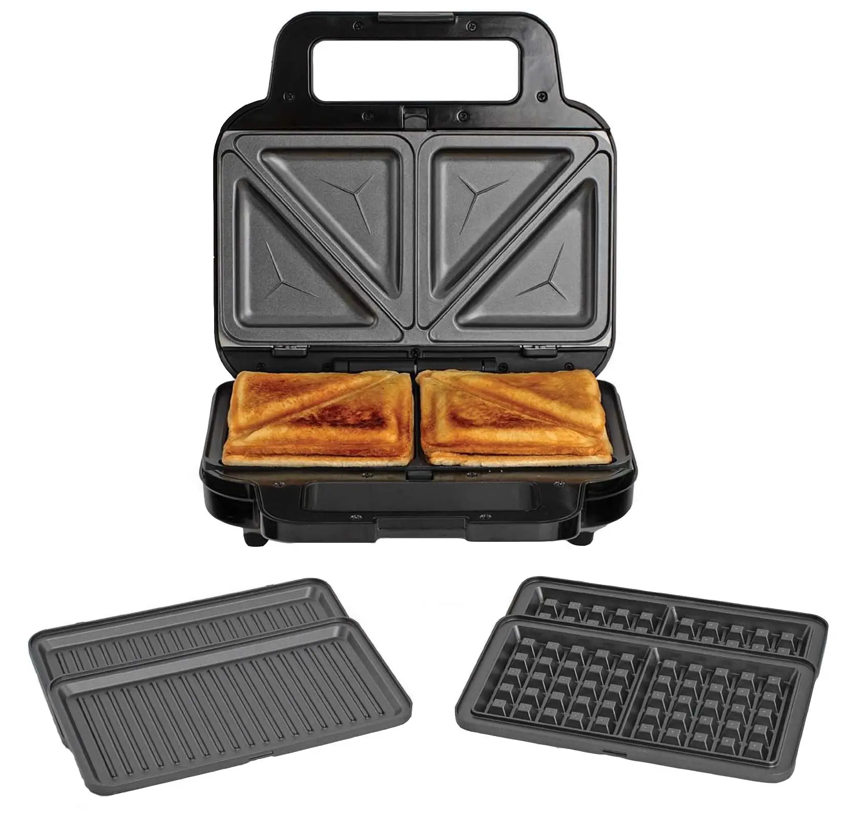 Breville VST098X 3w1 Trójkąty Gofry Panini 900W