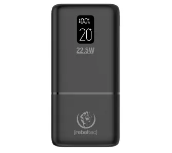 Powerbank Rebeltec P20 LCDPD 20000mAh 22,5W Czarny