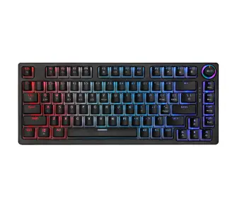 Klawiatura mechaniczna Savio Phenix Gateron Yellow Pro Pudding Czarny