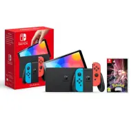 Nintendo Switch OLED Czerwono-niebieski + Pokemon Shining Pearl