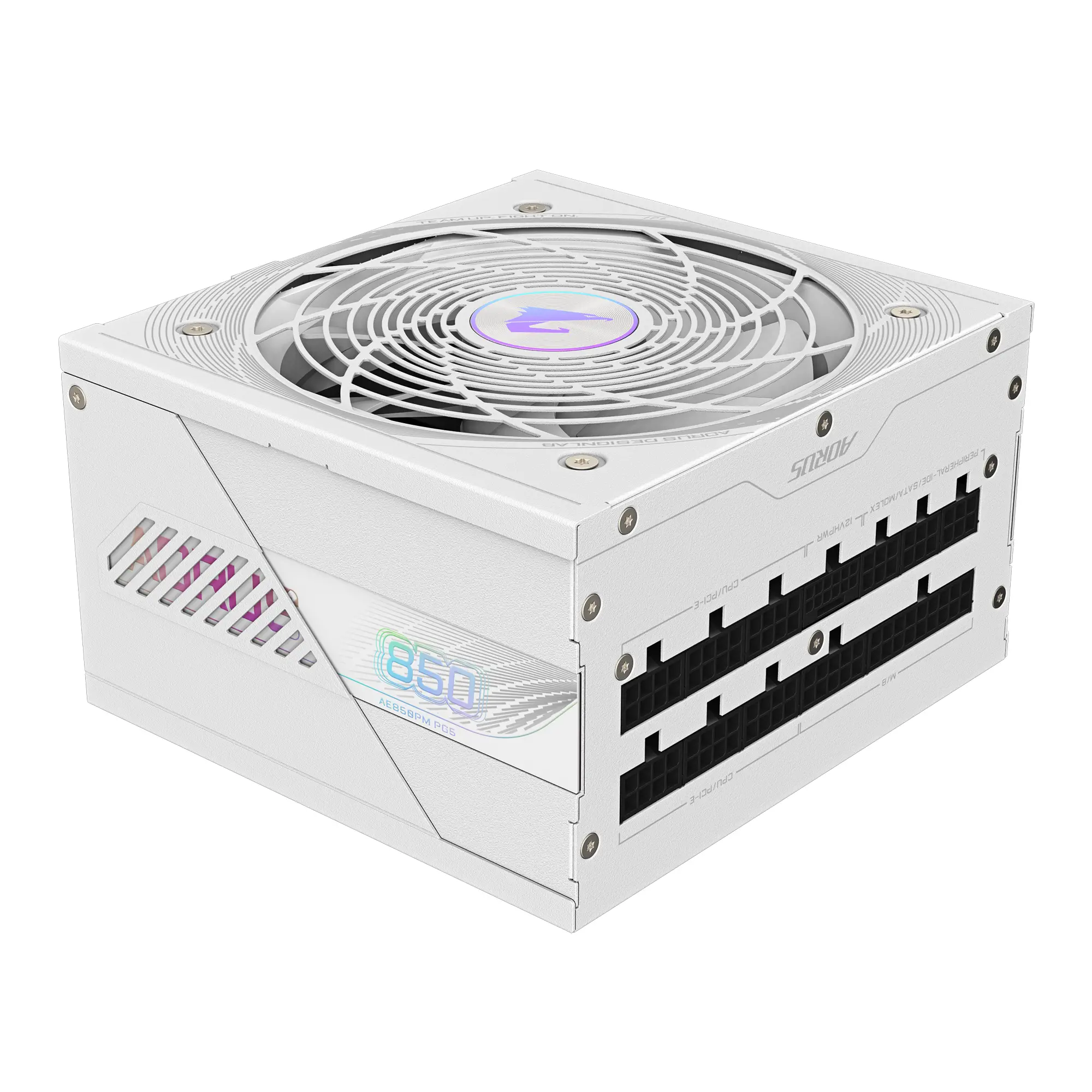 Zasilacz Gigabyte GP-AE850PM PG5 ICE 850W PCIE5.0 120mm 80+Platinum Biały