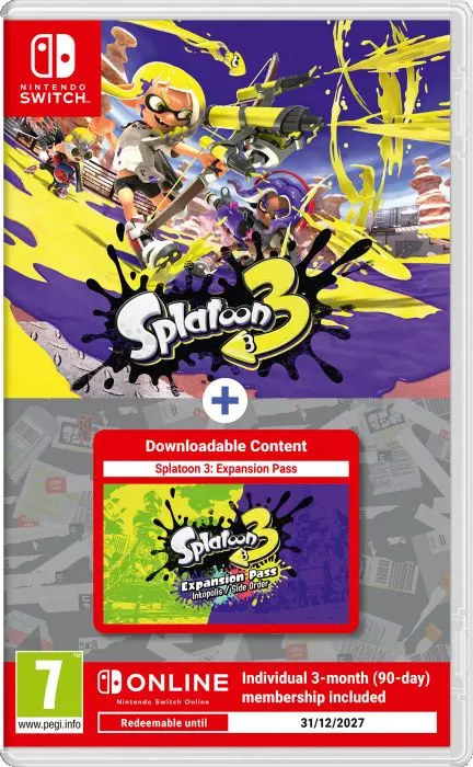 Splatoon 3  Expansion Pass (Season Pass + Nintendo Switch Online 3 m-ce) Gra na Nintendo Switch