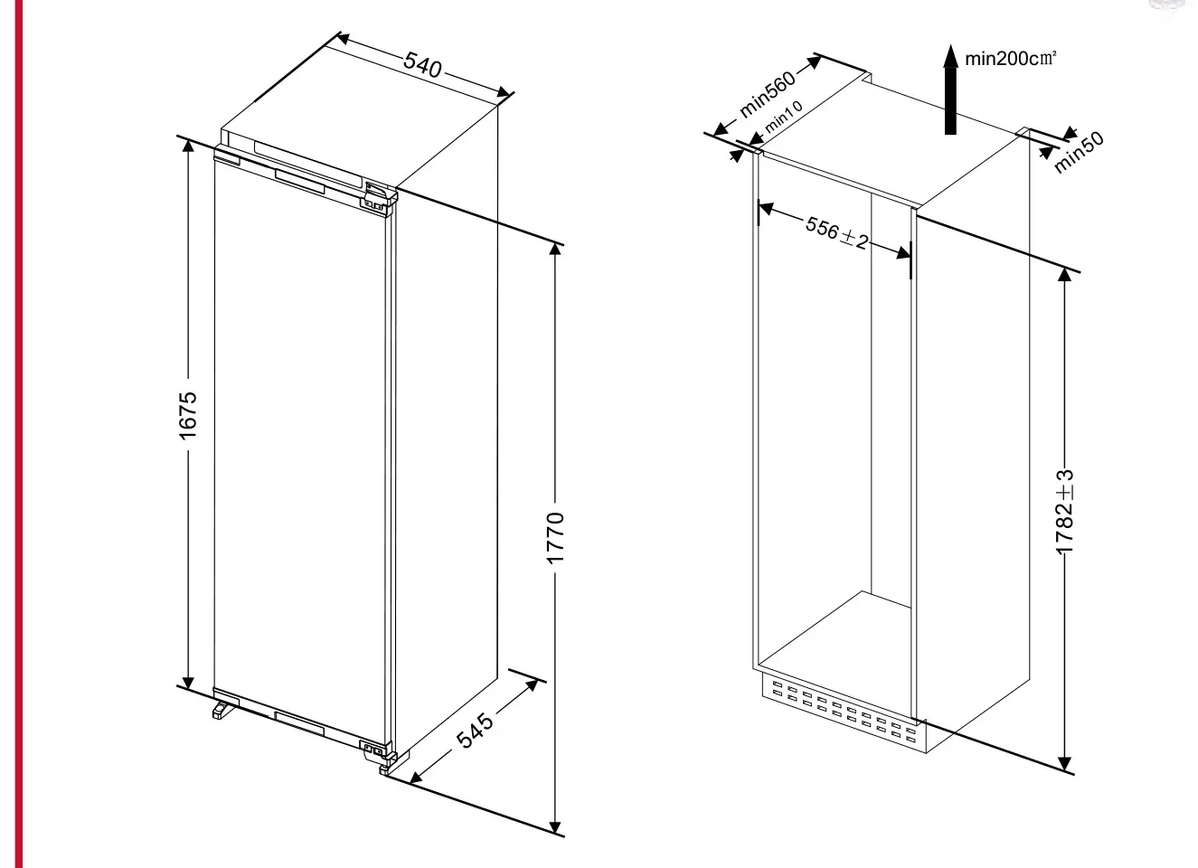 Lodówka MPM 330-CJI-33 No Frost 177cm