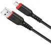 Kabel Hoco X59 USB-A do Lightning 1m Czarno-czerwony