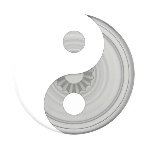 Uchwyt na telefon Popsockets PlantCore Grip Yin and Yang