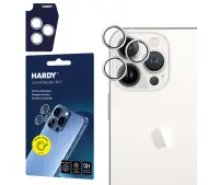 3mk Hardy Lens Protection Pro White na aparat iPhone 15 Pro Max