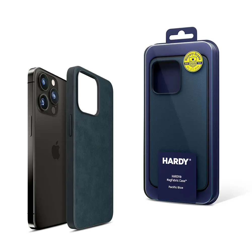 Etui 3mk Hardy MagFabric Case do iPhone 15 Pro Max Niebieski