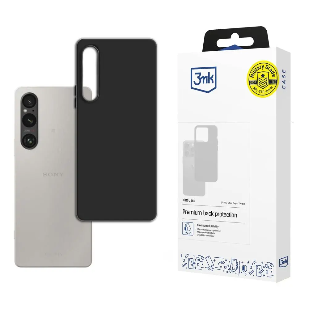 Etui 3mk Matt Case do Sony Xperia 1 VI Czarny