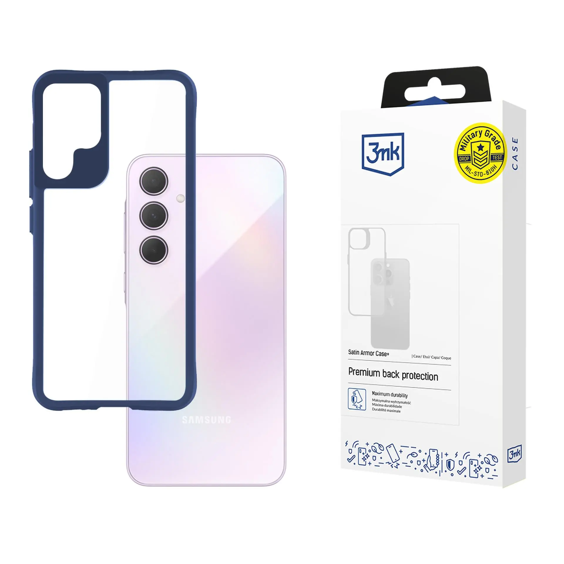 Etui 3mk Satin Armor Case+ do Samsung Galaxy A35 5G