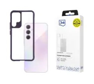 3mk Satin Armor Case+ do Samsung Galaxy A35 5G Przezroczysty-fioletowy