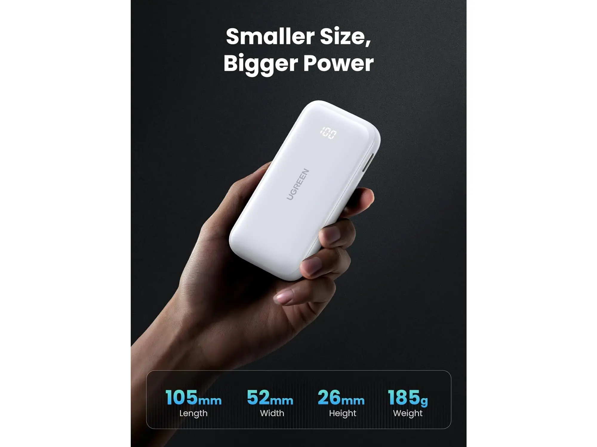 Powerbank UGREEN Nexode PB501 10000mAh  PD 30W Biały