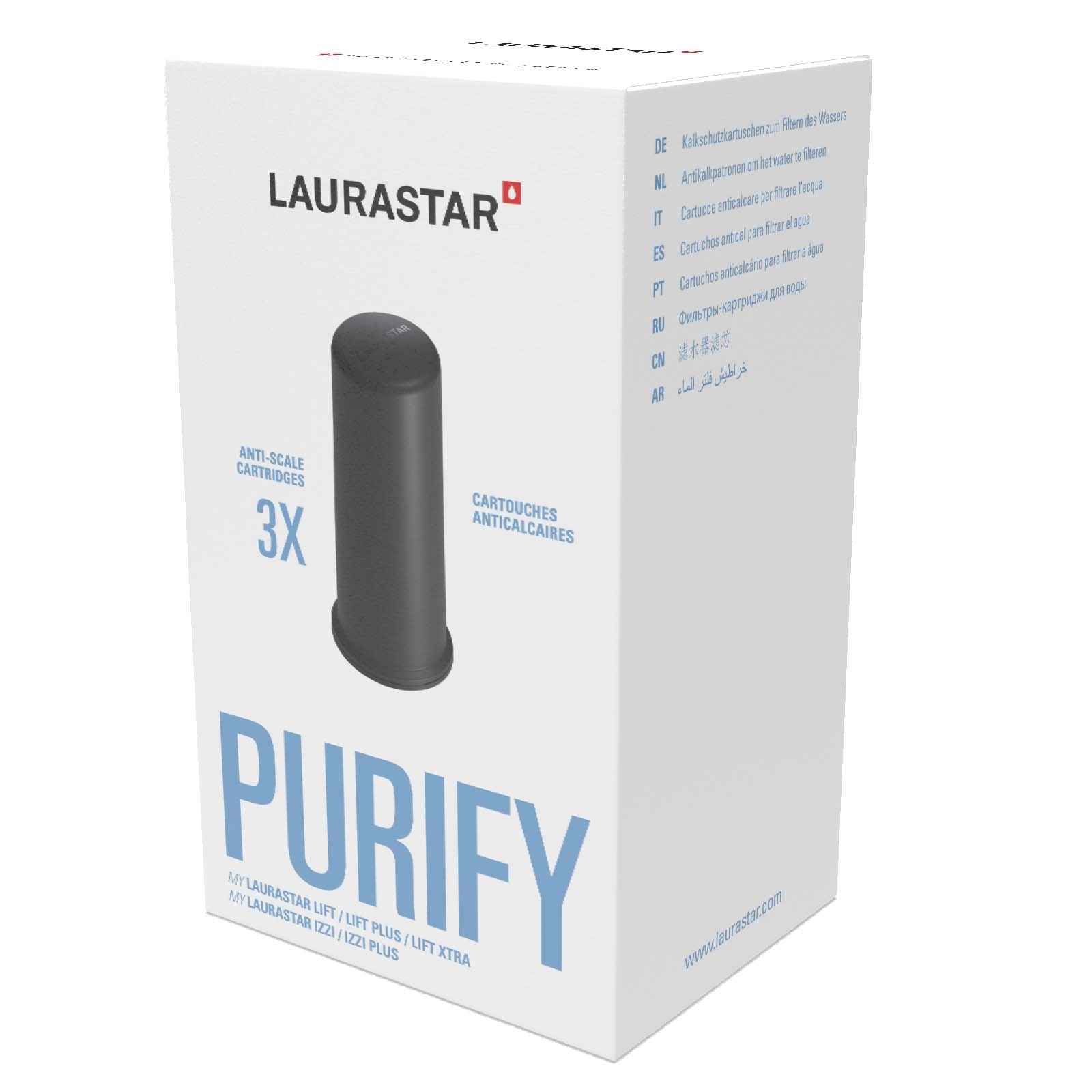 Kartridż filtrujący Laurastar 3szt. do Lift