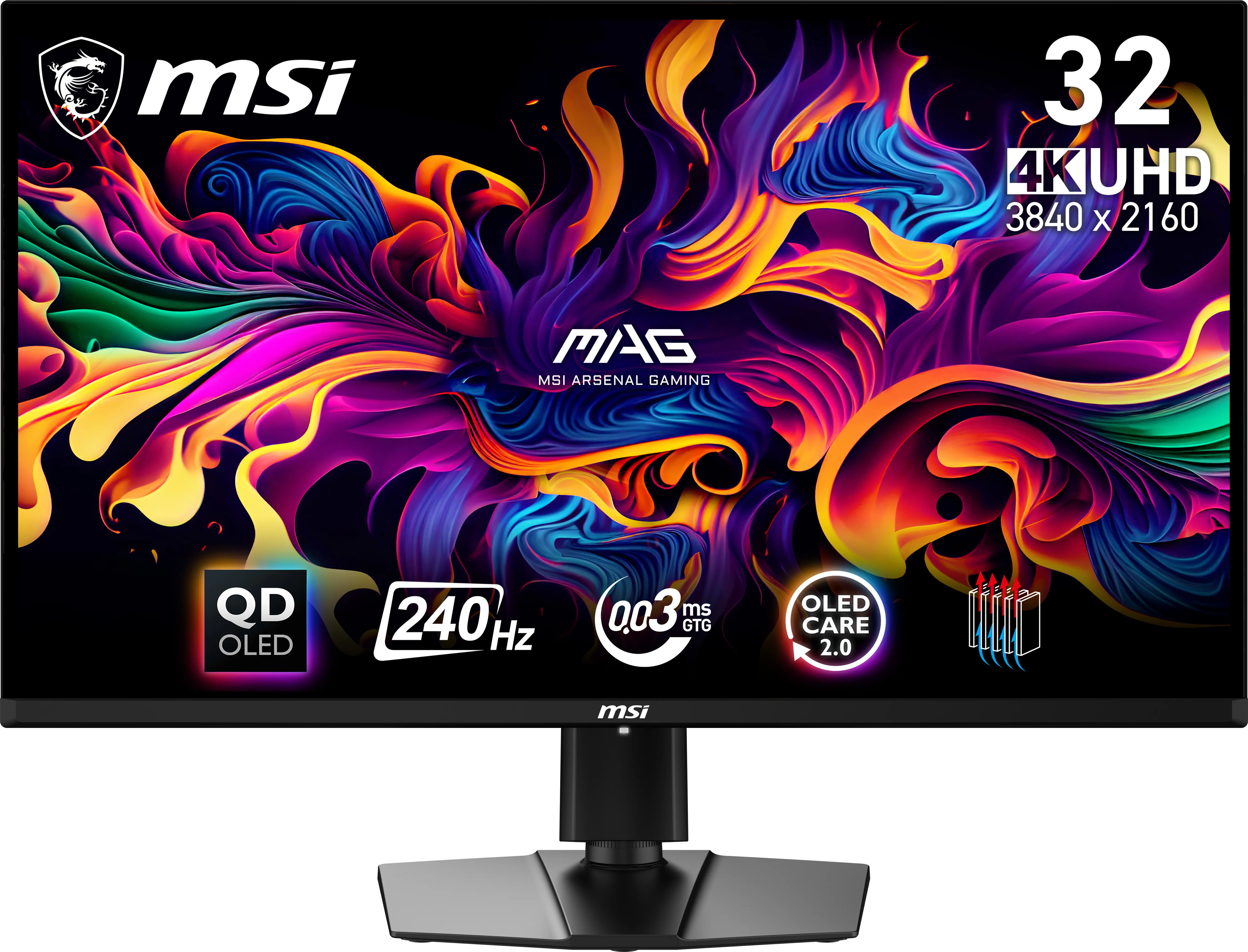 MSI MAG 321UPX QD-OLED 32" 4K 240Hz 0,03ms Gamingowy