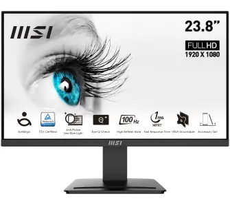 Monitor MSI PRO MP2412 23,8" Full HD VA 100Hz 1ms MPRT