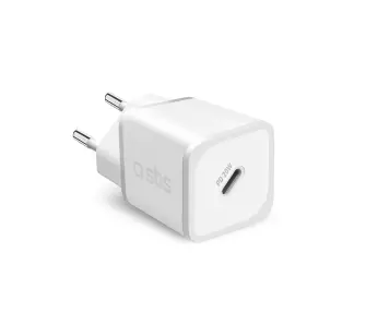 Ładowarka sieciowa SBS NanoTube GaN PD20W USB-C Biały
