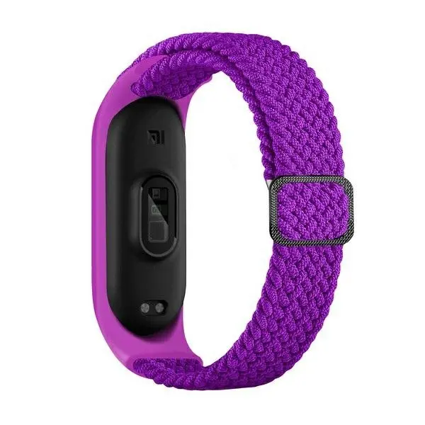 Pasek Beline do Mi Band 8 Nylon Fioletowy