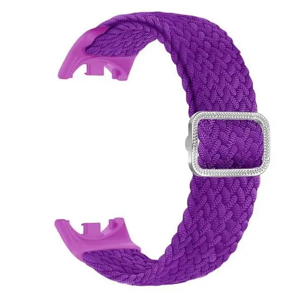Pasek Beline do Mi Band 8 Nylon Fioletowy