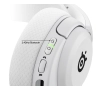 Słuchawki bezprzewodowe z mikrofonem SteelSeries Arctis Nova 5X Wireless Nauszne Biały