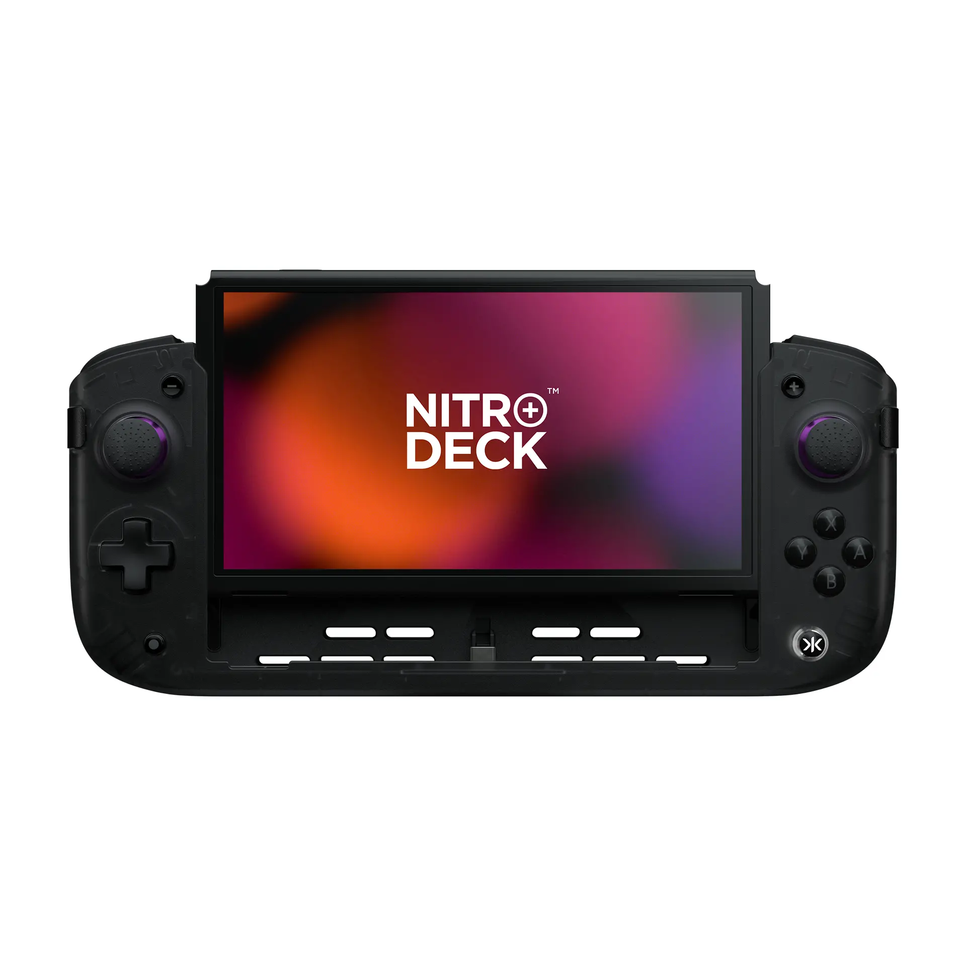 Kontroler Crkd Nitro Deck+ Clear Black do Nintendo Switch
