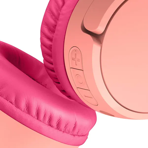 Słuchawki bezprzewodowe Belkin SoundForm Mini dla dzieci Nauszne Bluetooth 5.3 Różowy