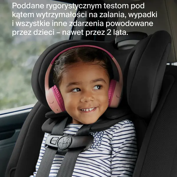 Słuchawki bezprzewodowe Belkin SoundForm Mini dla dzieci Nauszne Bluetooth 5.3 Różowy