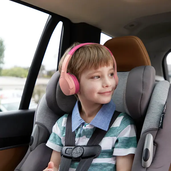 Słuchawki bezprzewodowe Belkin SoundForm Mini dla dzieci Nauszne Bluetooth 5.3 Różowy