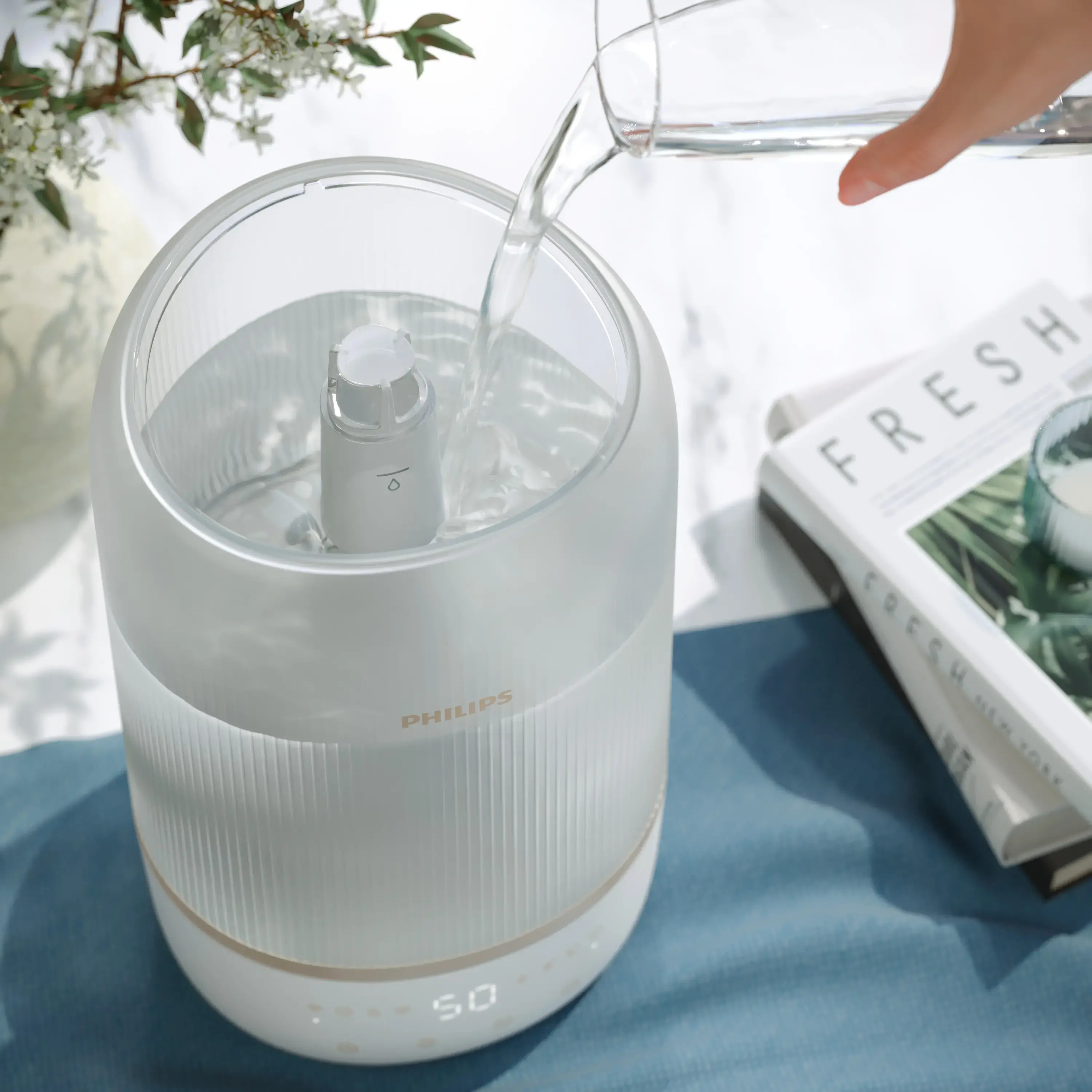 Nawilżacz Philips HU1510/04 Higrostat 3l 41m2