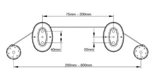 Uchwyt Multibrackets MB040 od 26" do 55" Max 40kg