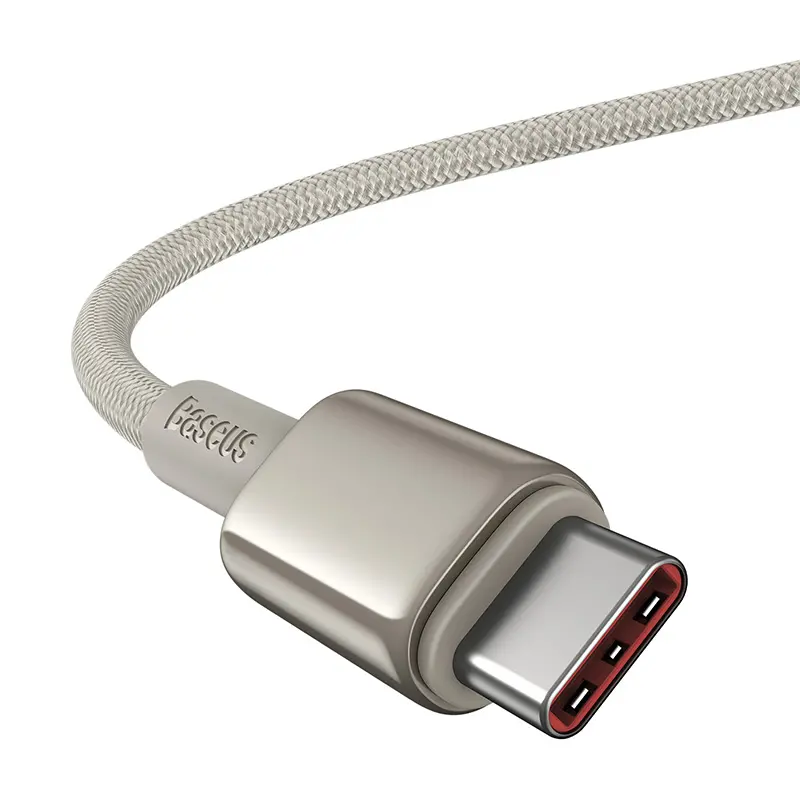 Kabel Baseus USB-C do USB-C Tungsten Gold 100W 2m Złoty