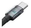 Kabel Baseus Cafule USB-C do USB-C 100W 2m 2szt Czerwono-czarny Szaro-czarny