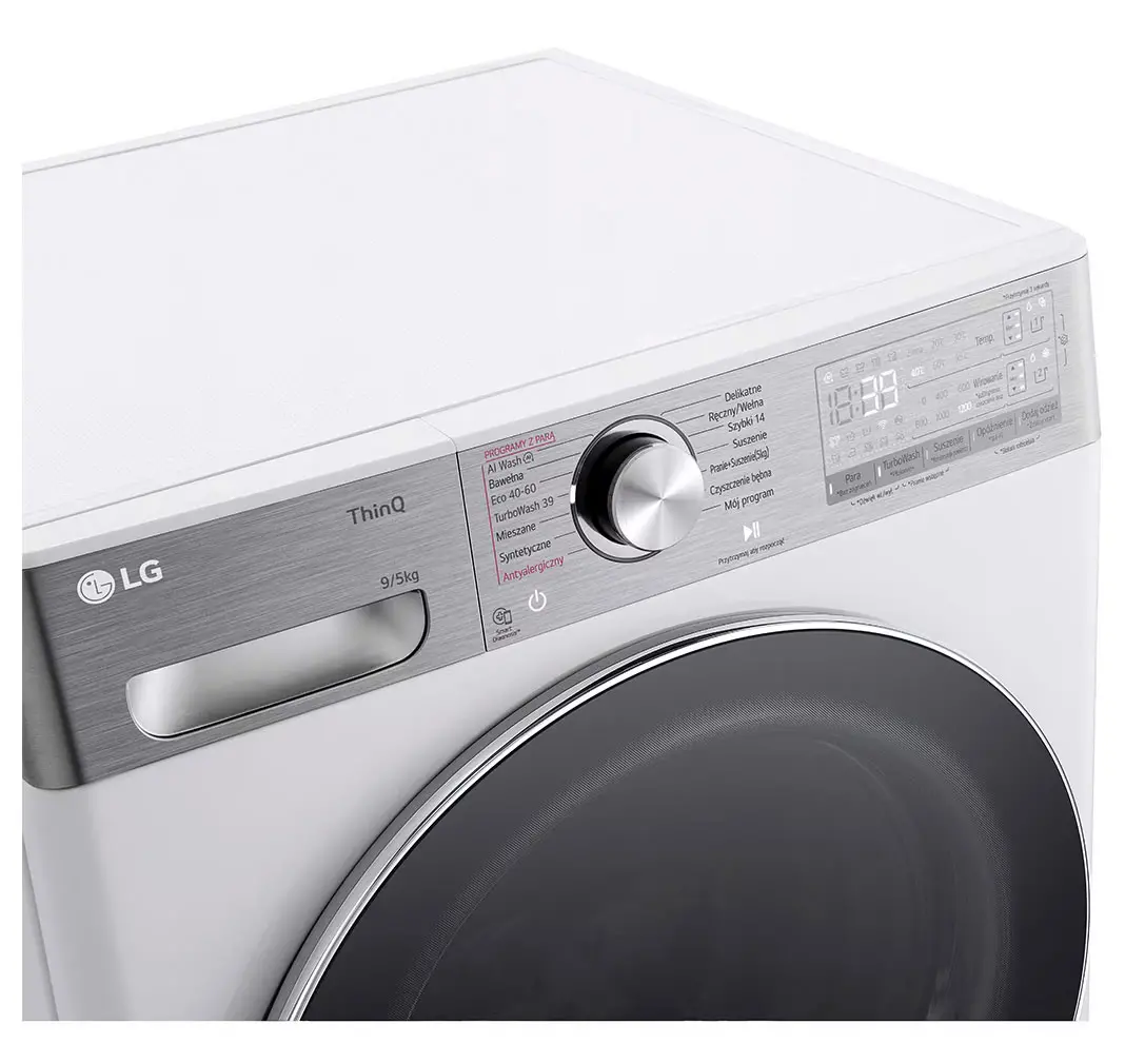 Pralko-suszarka LG F2D95902W Slim 47,5cm 9kg/5kg Zdalne sterowanie